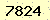 請輸入此驗證碼 : 7824