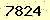 請輸入此驗證碼 : 7824