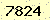 請輸入此驗證碼 : 7824