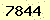 請輸入此驗證碼 : 7844