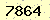 請輸入此驗證碼 : 7864