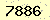 請輸入此驗證碼 : 7886