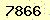 請輸入此驗證碼 : 7866