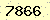 請輸入此驗證碼 : 7866