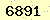請輸入此驗證碼 : 6891