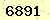 請輸入此驗證碼 : 6891