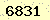 請輸入此驗證碼 : 6831