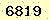 請輸入此驗證碼 : 6819