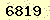請輸入此驗證碼 : 6819