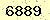 請輸入此驗證碼 : 6889