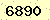 請輸入此驗證碼 : 6890