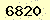 請輸入此驗證碼 : 6820