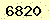 請輸入此驗證碼 : 6820