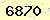 請輸入此驗證碼 : 6870
