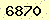 請輸入此驗證碼 : 6870