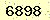 請輸入此驗證碼 : 6898