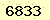 請輸入此驗證碼 : 6833