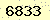 請輸入此驗證碼 : 6833