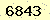 請輸入此驗證碼 : 6843