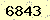 請輸入此驗證碼 : 6843