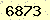 請輸入此驗證碼 : 6873