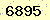 請輸入此驗證碼 : 6895