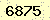 請輸入此驗證碼 : 6875