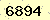 請輸入此驗證碼 : 6894