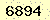 請輸入此驗證碼 : 6894