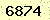 請輸入此驗證碼 : 6874