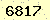 請輸入此驗證碼 : 6817