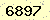 請輸入此驗證碼 : 6897