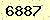 請輸入此驗證碼 : 6887
