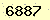 請輸入此驗證碼 : 6887