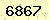 請輸入此驗證碼 : 6867