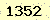 請輸入此驗證碼 : 1352