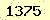 請輸入此驗證碼 : 1375