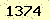 請輸入此驗證碼 : 1374