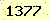 請輸入此驗證碼 : 1377