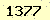 請輸入此驗證碼 : 1377