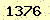 請輸入此驗證碼 : 1376
