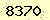 請輸入此驗證碼 : 8370