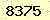 請輸入此驗證碼 : 8375