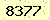 請輸入此驗證碼 : 8377