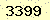 請輸入此驗證碼 : 3399