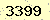 請輸入此驗證碼 : 3399