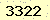 請輸入此驗證碼 : 3322