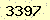 請輸入此驗證碼 : 3397