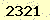 請輸入此驗證碼 : 2321