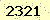 請輸入此驗證碼 : 2321